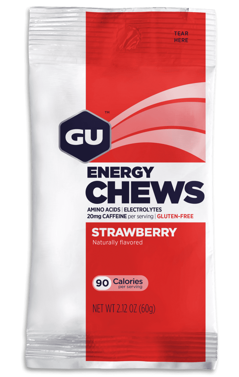 GU Energy Chews Strawberry DS Pouch